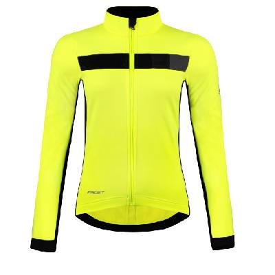 FORCE Dámska bunda F FROST LADY softshell zimná, fluo-čierna Veľkosť: S