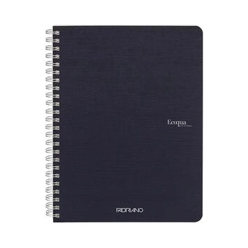 Image 1 of Fedrigoni Тетрадка Ecoqua, A4, картонена корица, със спирала, 70 листа, тъмносиня (19290204)