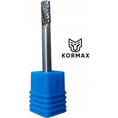 Rotačný frézovací pilník 6mm 6x16x56x6 na kov z karbidu Kormax