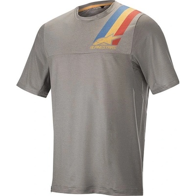 Alpinestars ALPS 4.0 krátký rukáv Melange/Gray/Blue/Red pánský