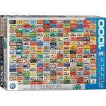 EUROGRAPHICS - Puzzle Volkswagen Groovy Buses - 1 000 piese