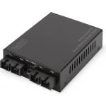 DIGITUS DN-82124 мрежов медиен конвертор 1000 Мбит/с 1310 nm Единичен режим, Мулти режим Черен (DN-82124)