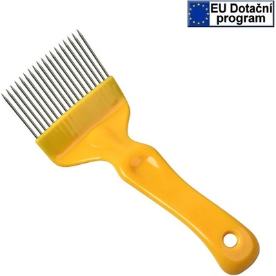 Včelařství Thomayer Odvíčkovací vidlička jehel 18 lomené nerez-plast – Zboží Dáma