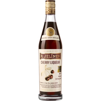 R. Jelínek Cherry Liqueur 24% 0,7 l (čistá fľaša)