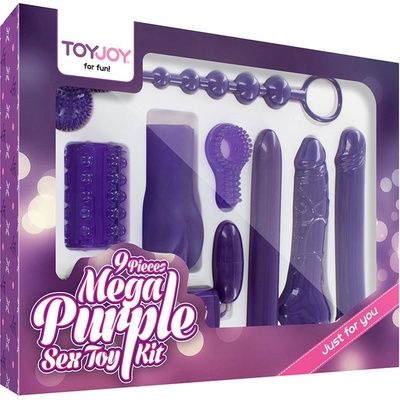 TOY JOY 9ti dílná mega sada fialová