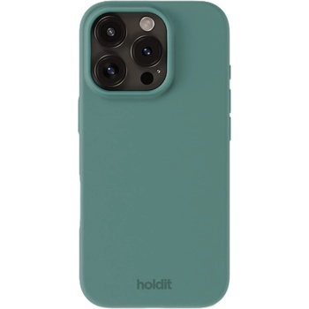 Holdit Калъф Holdit - Silicone, iPhone 16 Pro Max, Moss Green (7330985165320)
