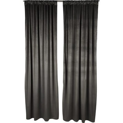 LIVARNO Sada závěsů, 2dílná, 135 x 254 cm (šedá)