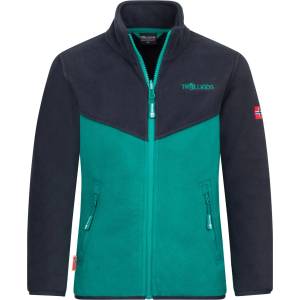 TROLLKIDS Детско поларено яке Trollkids Kids Oppdal Jacket XT Fleece jacket - Dark Cyan / Black - размер 92 (EU) (703-2397-2711)