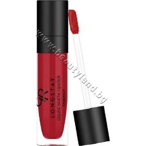 Golden Rose Червило Golden Rose Longstay Liquid Matte Lipstick, p/n GR-253310 - Дълготрайно течно матово червило (GR-253310)