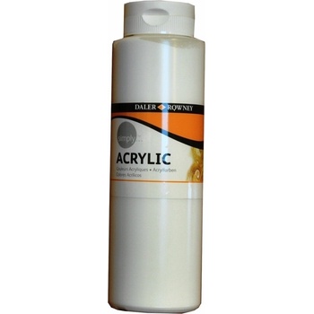 Daler-Rowney Simply АКРИЛНА боя White 750 ml 1 бр (126750011)