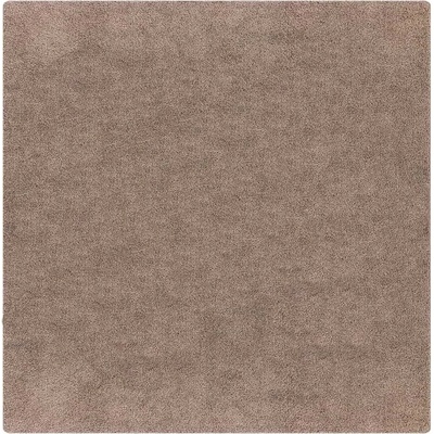 Антихлъзгащ shaggy килим Кафяво 120 x 120 cm