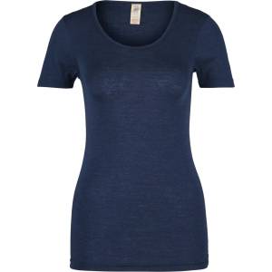 Engel Дамско копринено термобельо Engel Women's Undershirt S/S Merino base layer - Navy - размер 34/36 (EU) (114-0819-0812)