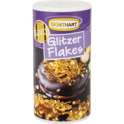 Jedlé zlato třpitivé vločky 50g - Gunthart - Gunthart