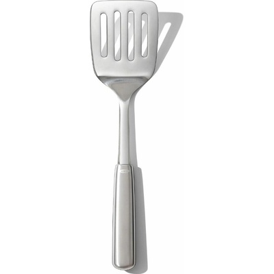 Obracačka STEEL 33 cm, strieborná, nerezová oceľ, OXO