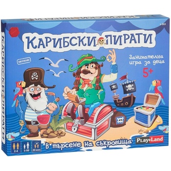 Play Land Настолна игра Playland - Карибски пирати (BGBG0004605N)