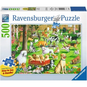 Ravensburger - Puzzle At the Dog Park XXL - 500 piese