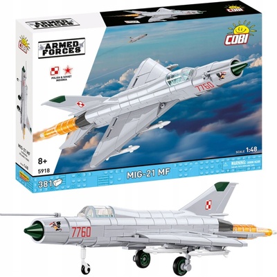 Cobi 5918 MIG-21 MF (Poľsko / ZSSR), 1:48, 381 k
