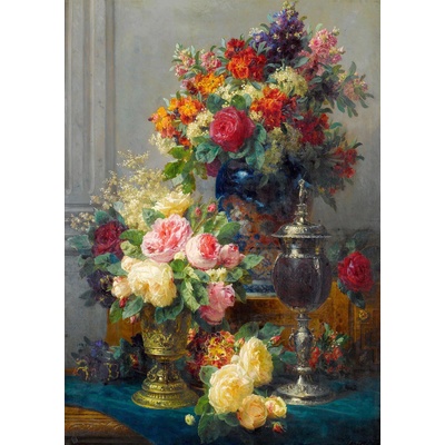 Enjoy - Puzzle Spring Flowers with Chalices - 1 000 piese