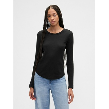 GAP Тениска с гофрирана шарка GAP GAP | Cheren | ЖЕНИ | S