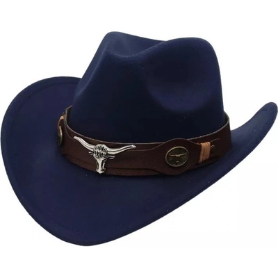 Klobúk Cowboy KP22202 tm.Modrá