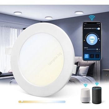 Aigostar - LED Димируема лампа за вграждане 12W/230V Ø 17 см Wi-Fi (AI0059)