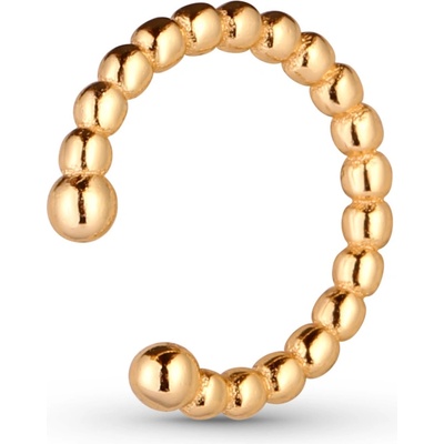 Olivie stříbrná záušnice gold 5452