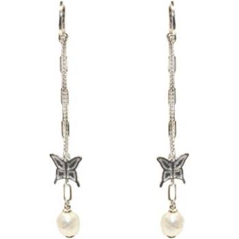 Rebecca Сребърни дамски обеци с перли Rebecca SBUOAA04 (SBUOAA04)