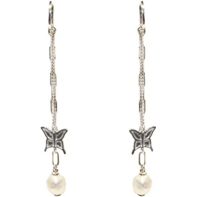 Rebecca Сребърни дамски обеци с перли Rebecca SBUOAA04 (SBUOAA04)