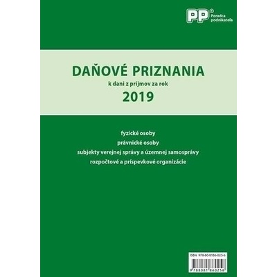 Daňové priznania k dani z príjmov za rok 2019