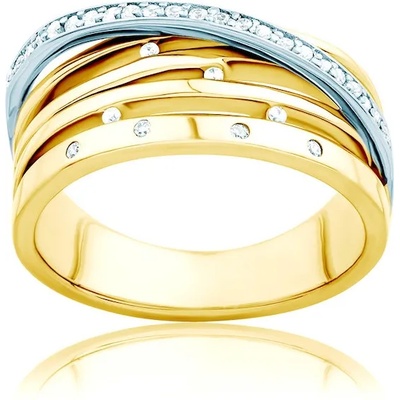 SAVICKI Годежен пръстен: двуцветно злато. диамант