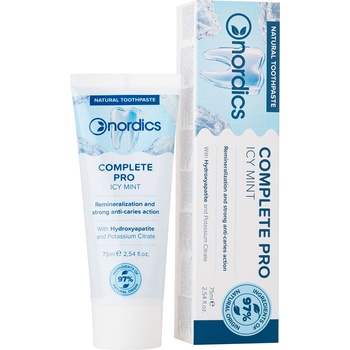 Nordics Реминерализираща паста за зъби Complete Pro, 75 ml