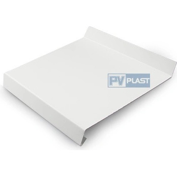 PV Plast venkovní hliníkový parapet ohýbaný 1,4 mm 50 mm