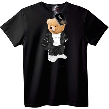 NOONEBRAND Тениска Спортно Мече - XS, Black