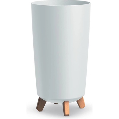 Prosperplast Květináč GRACIA TUBUS SLIM 23,9 cm bílý