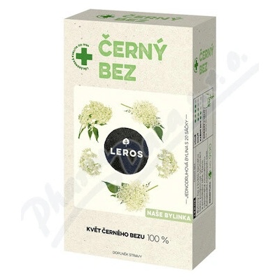 LEROS Černý bez čaj 20 x 1 g