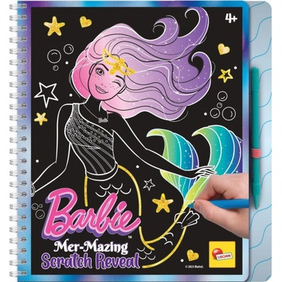 Liscianigiochi Barbie Sketch Book Mer Mazing Scratch Reveal – Zboží Dáma