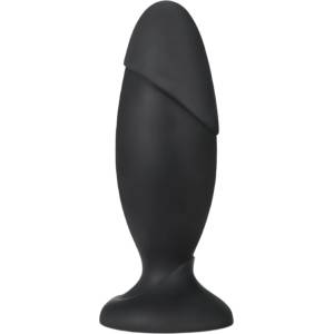 Anal Adventures Platinum Rocket - голям анален плъг - черен
