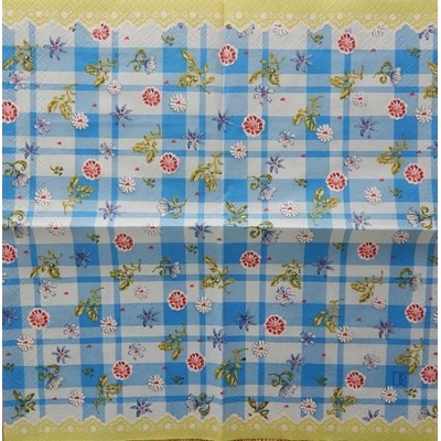 Home fashion servítky Ubrus s kytičkama 33x33cm