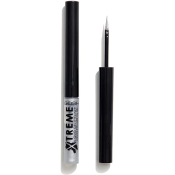 Gosh Xtreme Waterproof Liquid Eyeliner 004 Silver 17 ml *Тестер