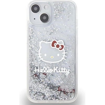 Hello Kitty Liquid Glitter Electroplating Head Logo iPhone 12/12 Pro čiré