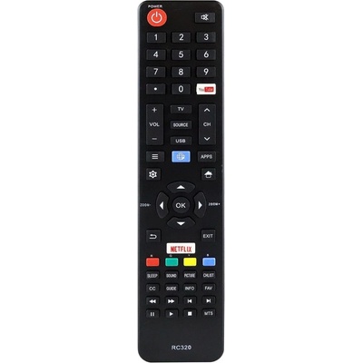 съвместим Jvc rc320 06-532w54-ty01x - заместител дистанционно управление (rc320 06-532w54-ty01x)