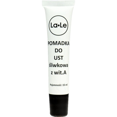 La-Le Slivkový balzam na pery s vitamínom A v tube 15 ml