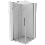 Mexen Velar L плъзгаща се душ кабина 120 x 120 см, прозрачна, хром - 871-120-120-03-01 (871-120-120-03-01)
