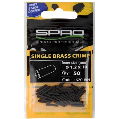 SPRO Krimpovací trubičky MB Single Brass Crimp 10mm 0,8mm 50ks