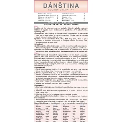 DÁNŠTINA souhrn gramatiky