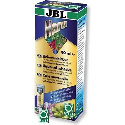 Jbl haru - Лепило черно, може да се използва и във водата, спукани аквариуми или тръби, декорации (застопоряване на камъни, корали, корени и др 80 мл