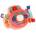 LEAN Toys Interactive Pink Steering Wheel Driving Simulator Multifunctional