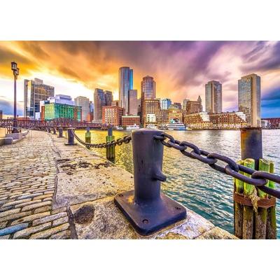 Enjoy - Puzzle Boston Harbor at Dusk, USA - 1 000 piese