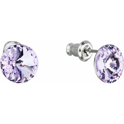 Pavona bižuterie s Preciosa krystaly fialové kulaté 51037.3 violet