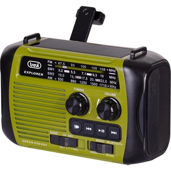 Sinox Безжичен портативен спийкър с FM радио и microSD слот - Sinox SXL5500 Emergency Speaker Bluetooth, FM (зелен-черен) (SXL5500)